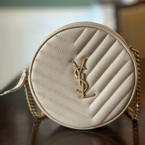 Authentic YSL Sac Round Bag